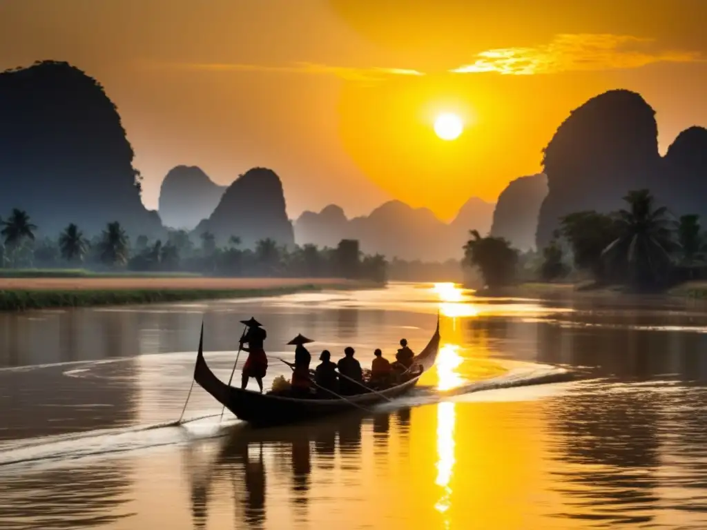 Historia del Festival de Carreras de Botes en Laos: escena mágica a lo largo del río Mekong