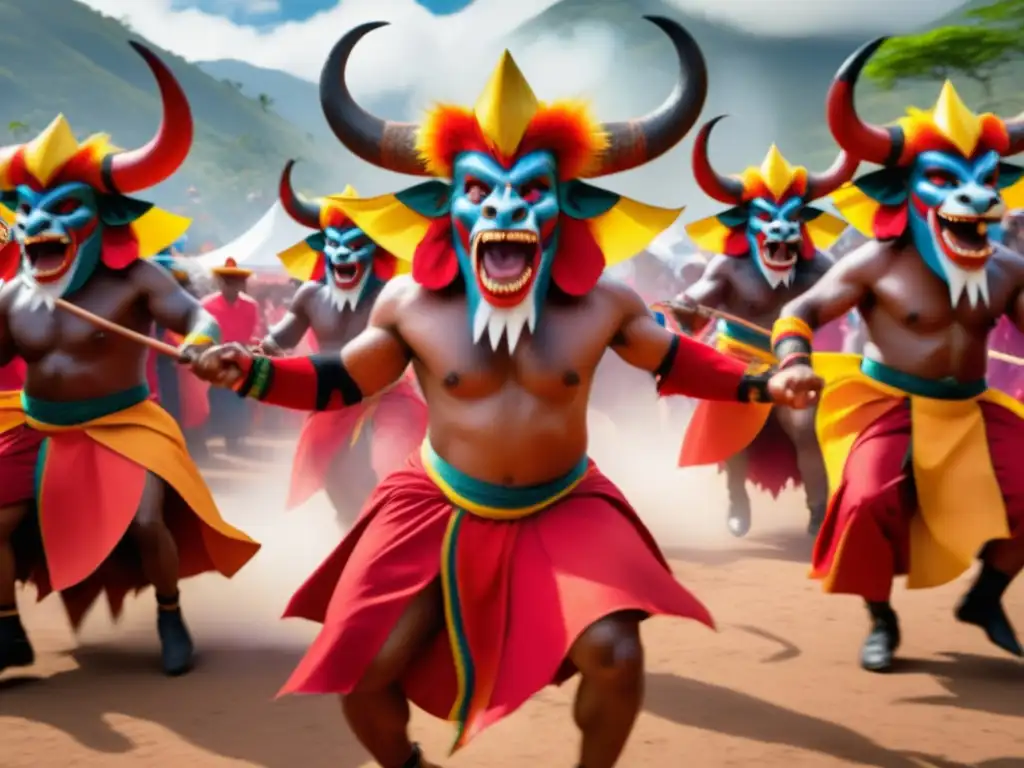 Festival del Diablo en Colombia: Danza de diablos, colores vibrantes y tradiciones locales