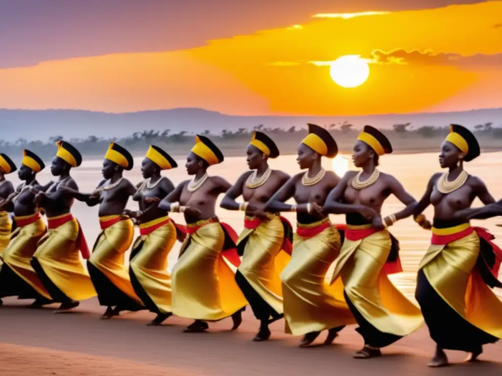 Celebración Festival del Nilo en Uganda, danzas tradicionales y majestuoso río Nilo al atardecer