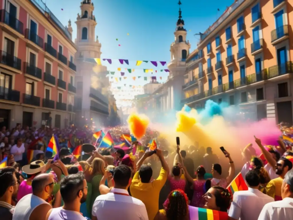 Festival del Orgullo Madrid: una imagen vibrante que captura la diversidad y unidad de la comunidad LGBTQ+