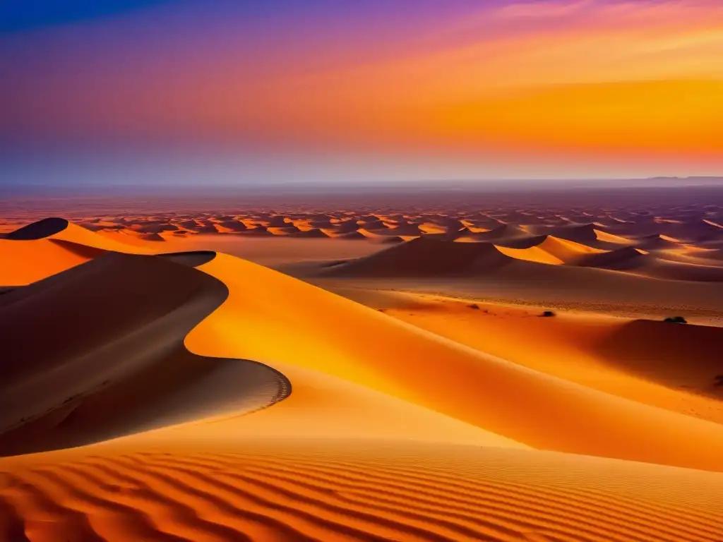 Festival tradicional en el Sahara al atardecer: cultura y celebración en el desierto