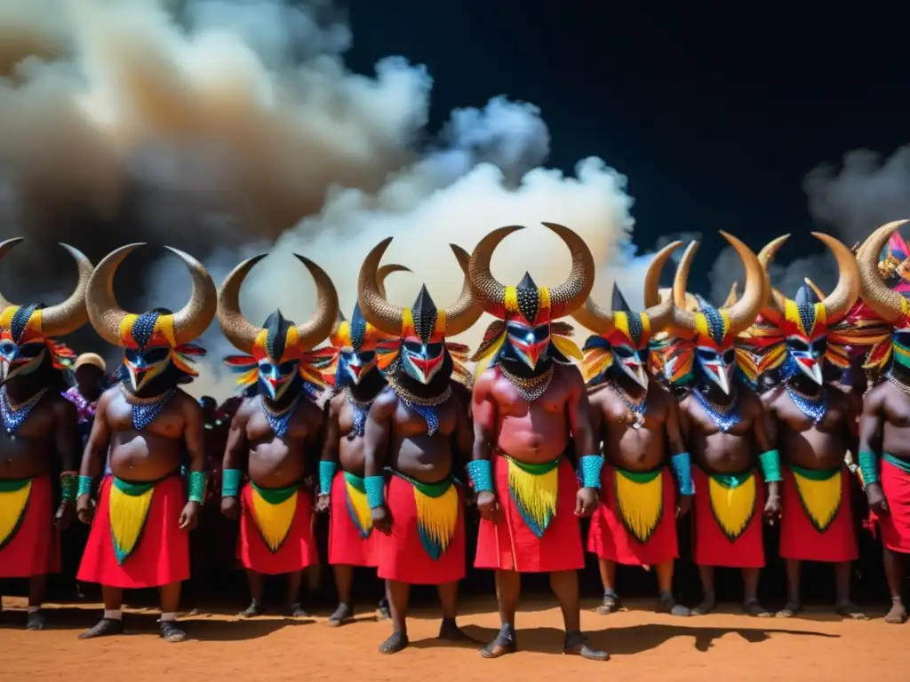 Festival Diablos Sierra Leona: Máscaras vibrantes y danzas ancestrales en un evento místico y enérgico