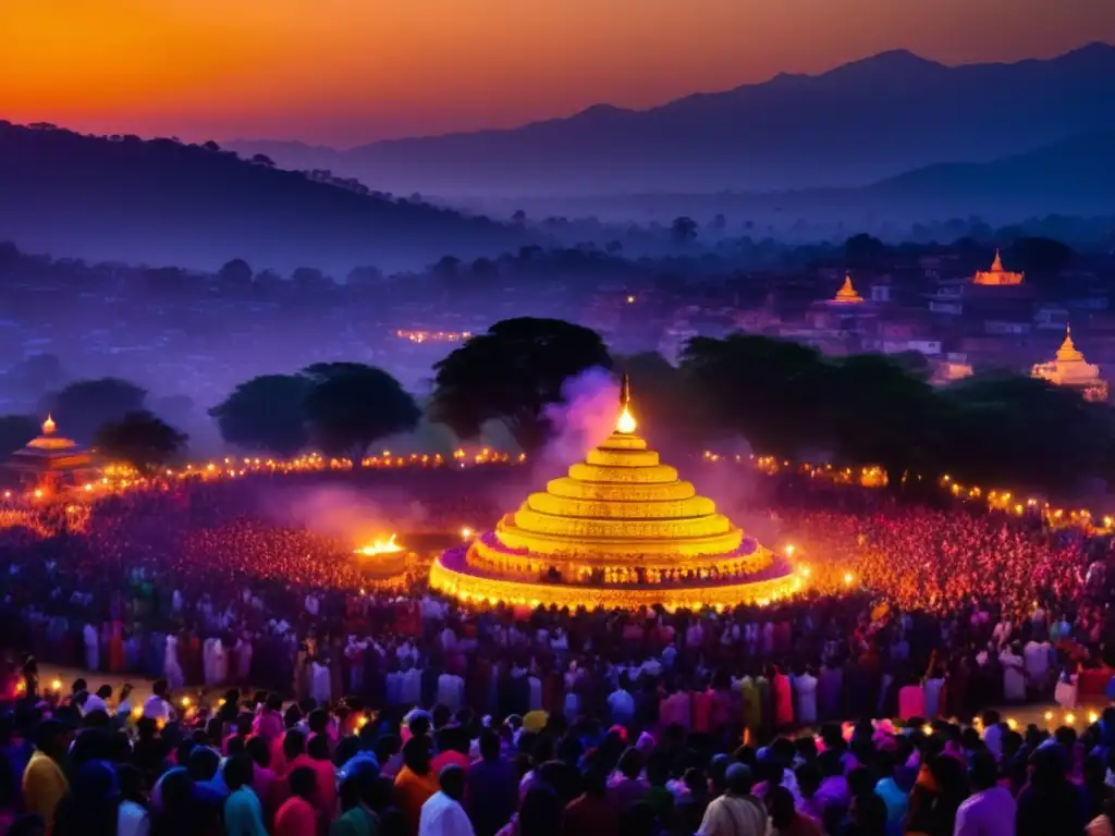 Celebraciones religiosas tradicionales globales en una imagen mágica de la Diwali, Semana Santa y Holi