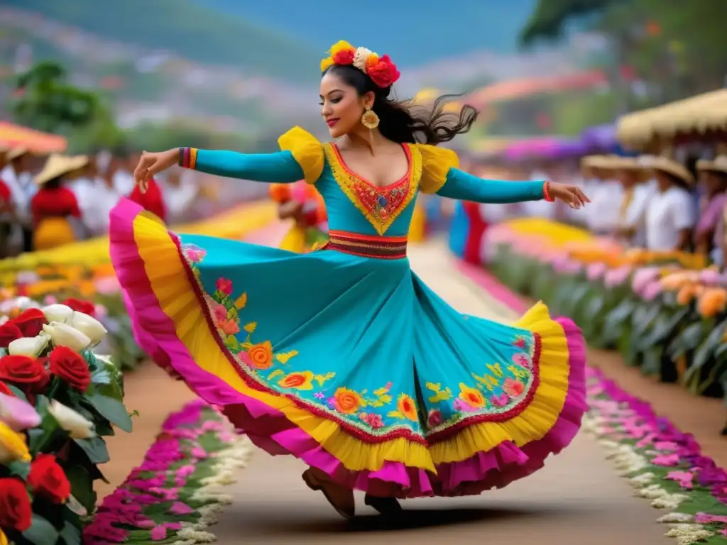 Festival de Flores en Medellín, Colombia: Dancer, flores, tradición, color y montañas