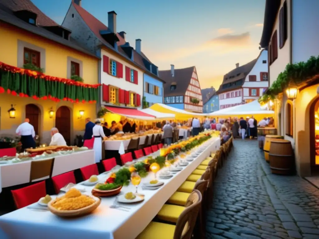 Delicias culinarias en festivales europeos