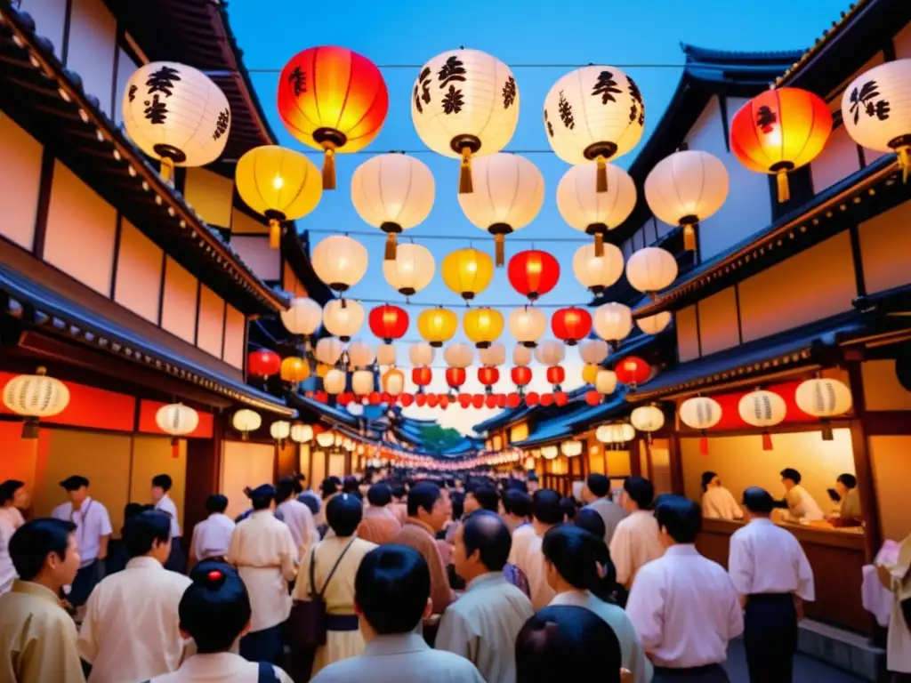 Festival Gion Matsuri en Kyoto, Japón: una vibrante escena llena de color, música y tradición