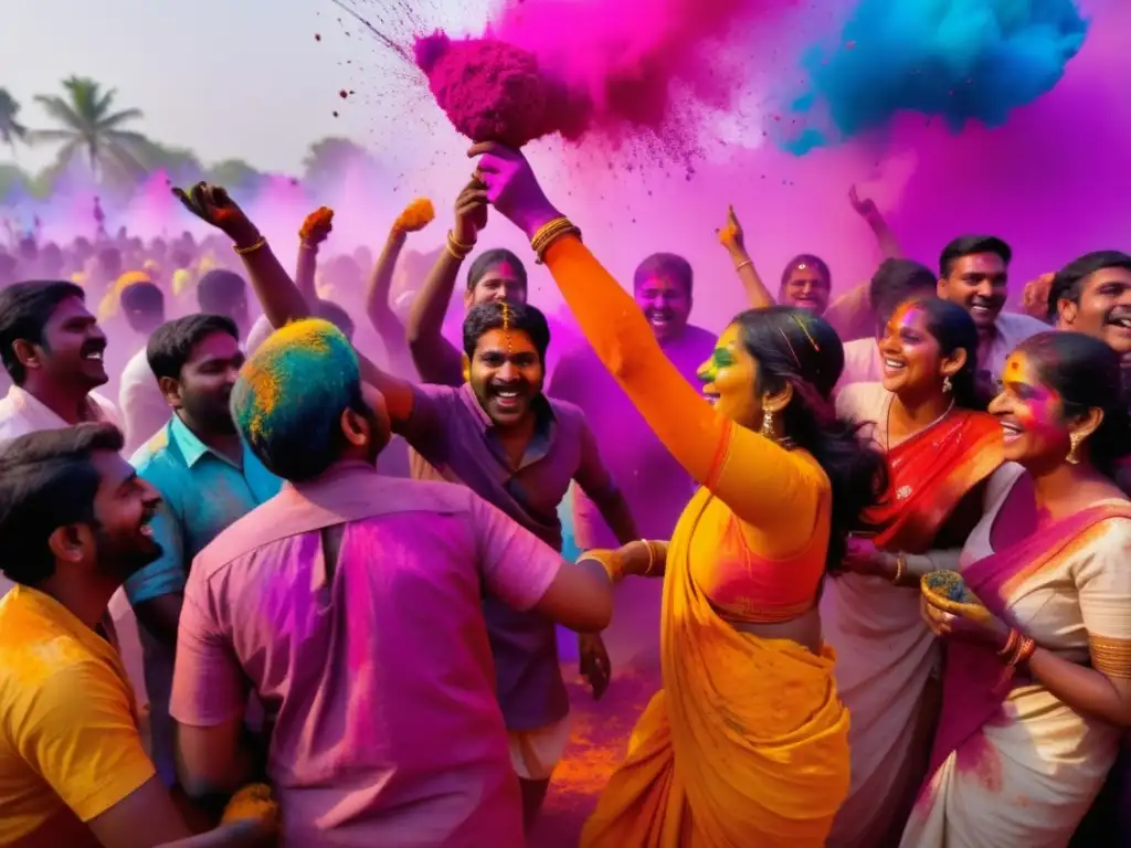 Celebración Holi: colores y luces de festivales hindúes (Significado del color en festivales hindúes)