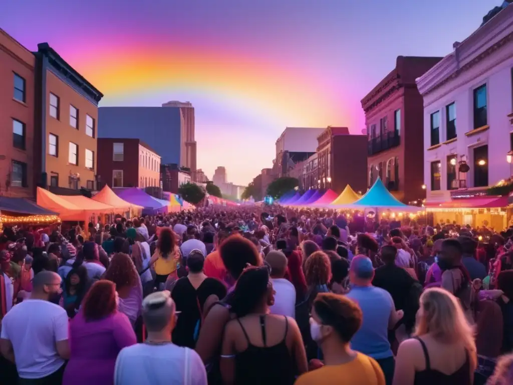 Fotografía festivales LGBTQ+ mundo: Celebración inclusiva y artística de la diversidad en un vibrante festival