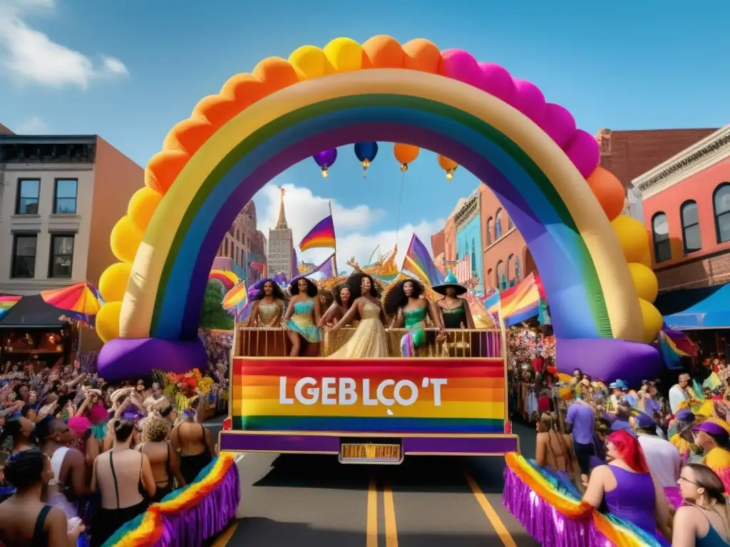 Fotografía impresionante de un vibrante y etéreo festival LGBTQ+