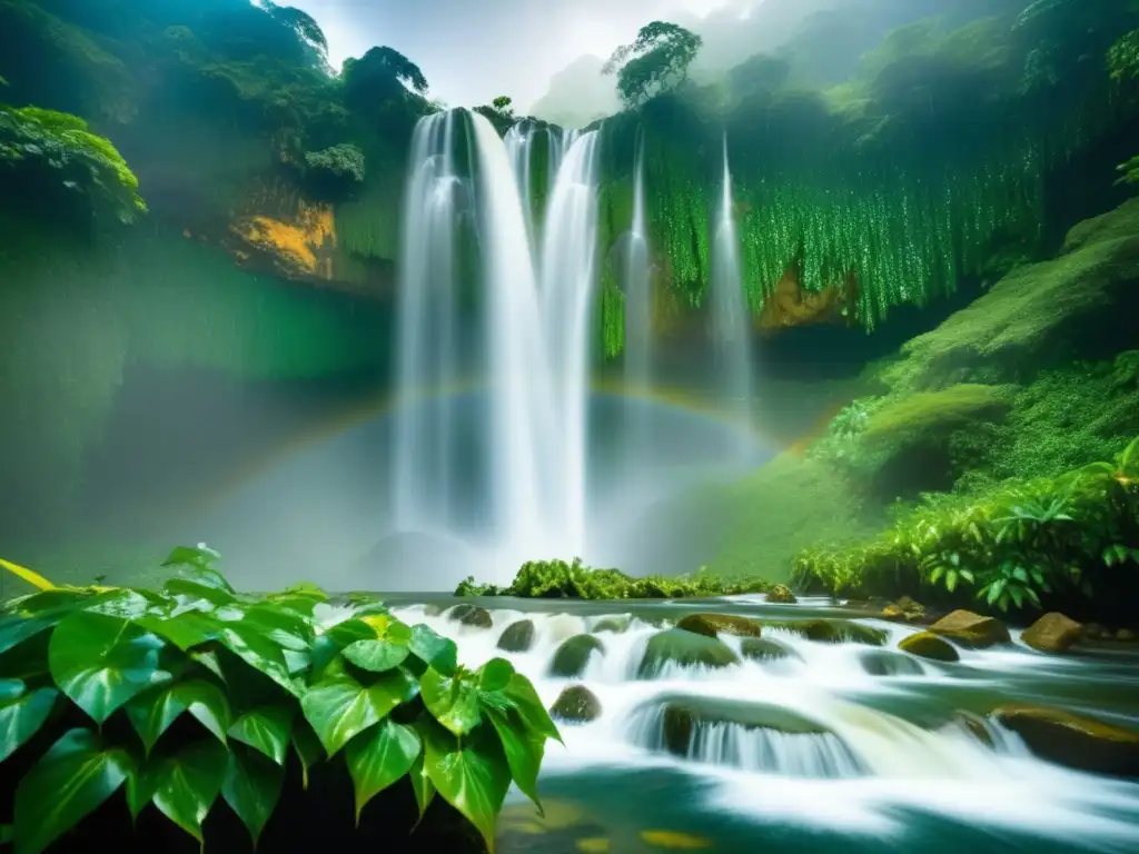 Cascada mágica en Festival de la Lluvia de Peces, Honduras