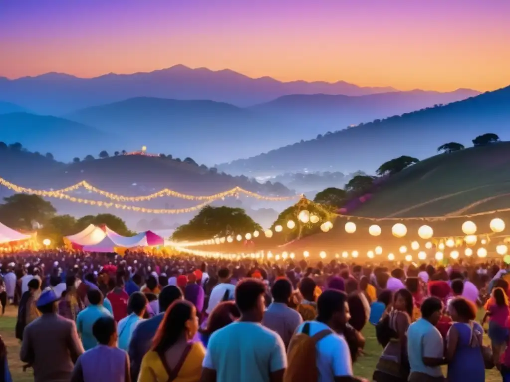 Fotografía de festivales internacionales: Fiesta multicolor capturada en una imagen mágica con un fotógrafo experto y una energía etérea