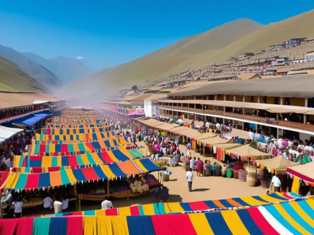 Escena vibrante del Festival de la Marinera en Perú, con colores, detalles e cultura rica