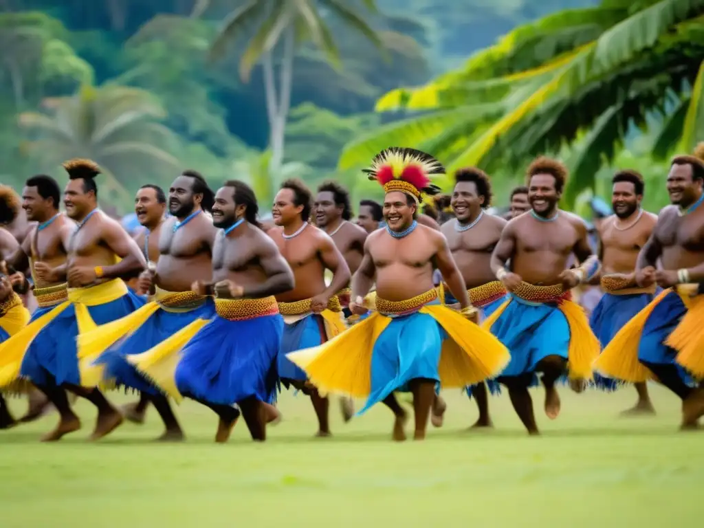 Festival tradicional de Melanesia: unión de culturas