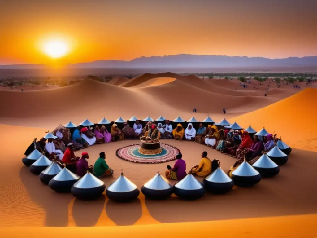 Festival Música Gnawa en Marruecos: Mercado vibrante, músicos encantadores, belleza etérea