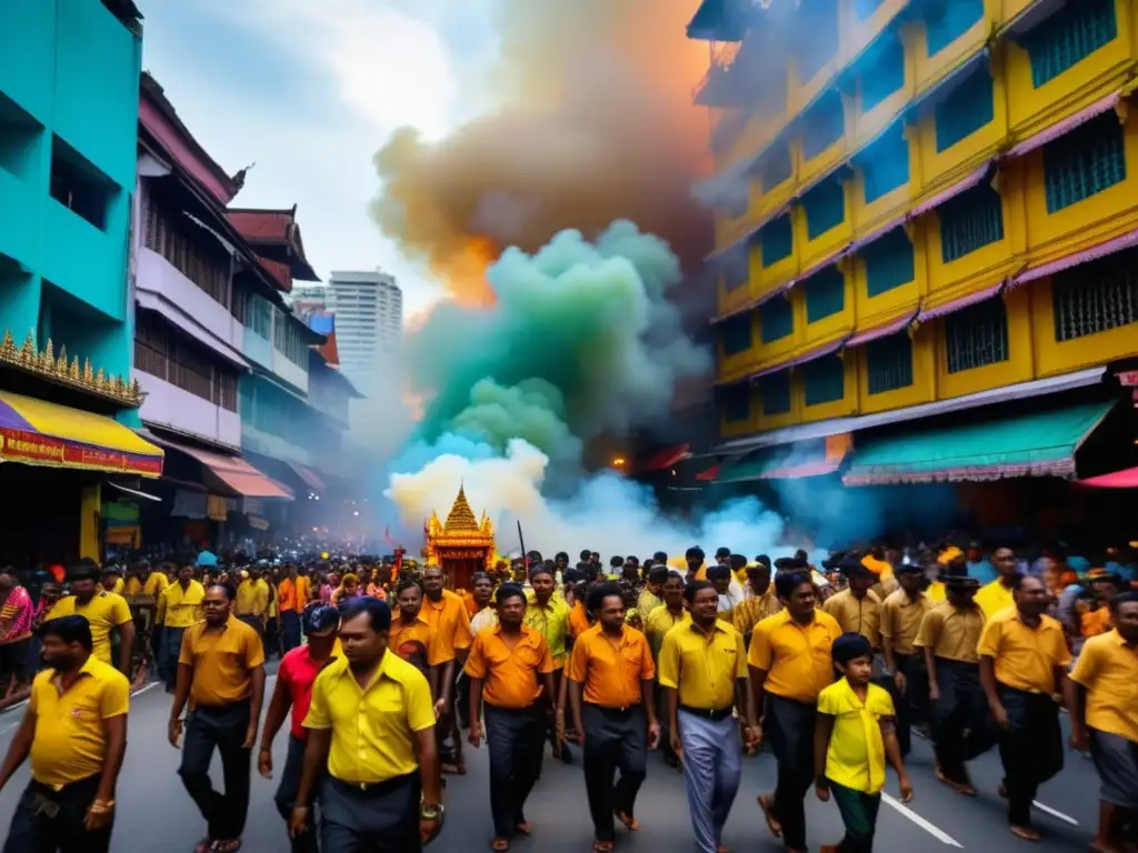 Celebración religiosa Thaipusam en Malasia con fervor y espiritualidad