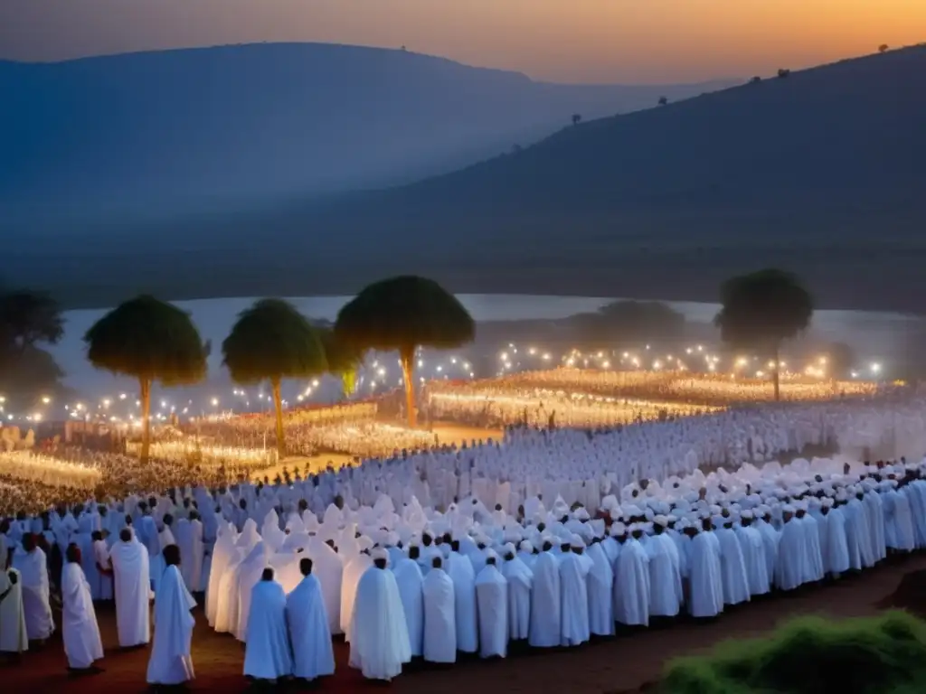 Celebración religiosa bautismo Jesús África