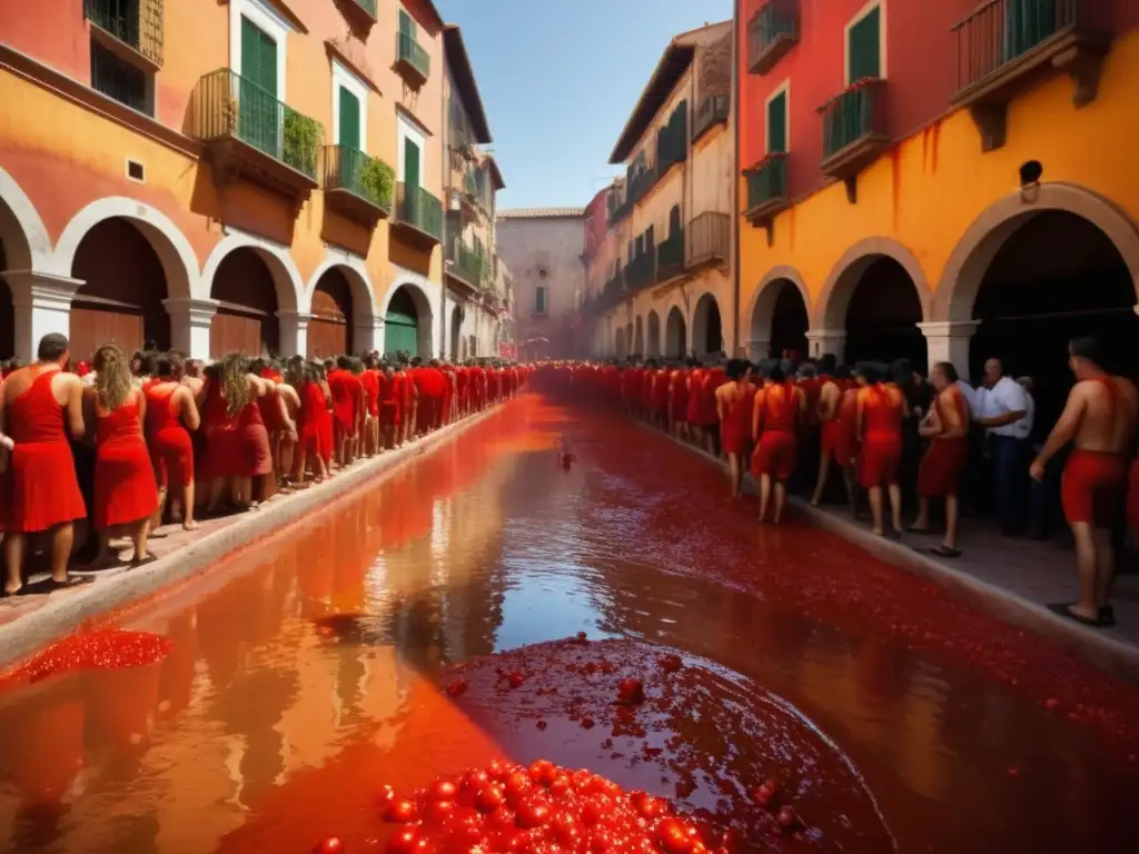 Historia de la Tomatina en España: Festival de origen tradicional con emocionante pelea de tomates