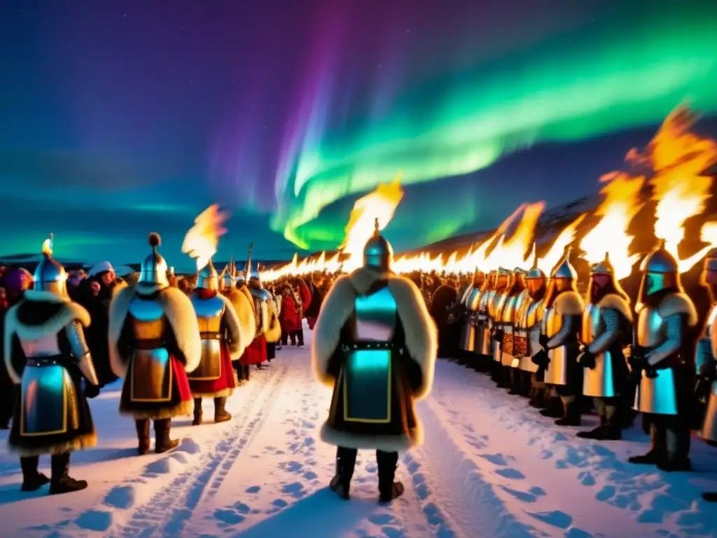 Festival Vikingo en Islas Shetland: Noche mágica con auroras boreales, guerreros vikingos y montañas nevadas