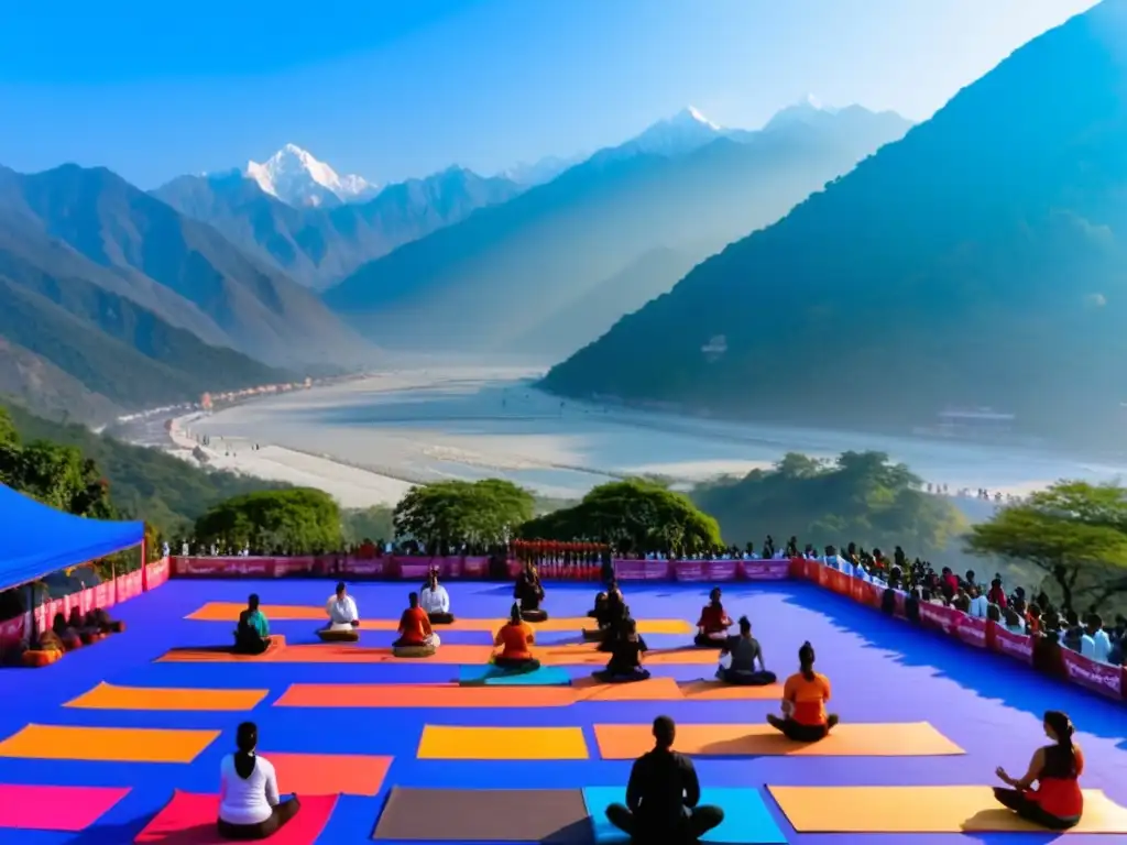 Festival Internacional de Yoga en Rishikesh, India