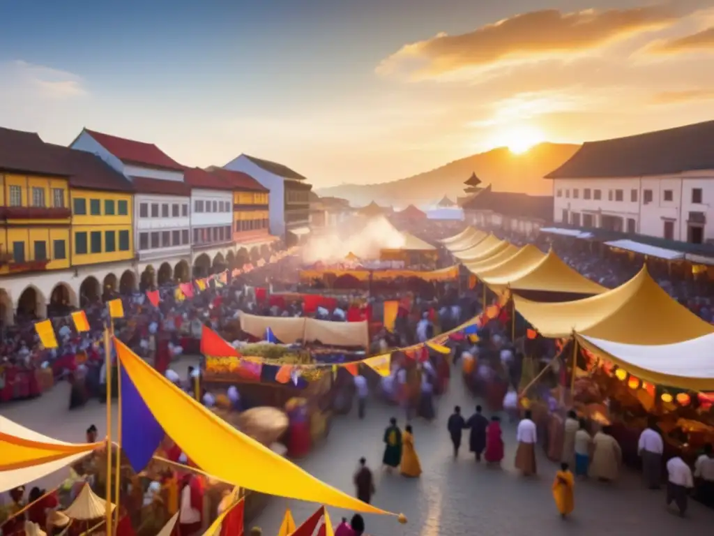 Festival tradicional con historia, música, arte y cultura en una vibrante plaza - Festivales tradicionales alrededor del mundo