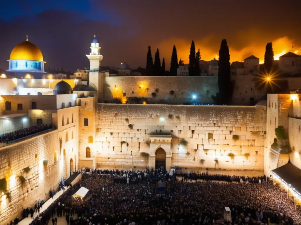 Celebración vibrante de Hanukkah en el Muro Occidental de Jerusalén: historia y significado de Hanukkah