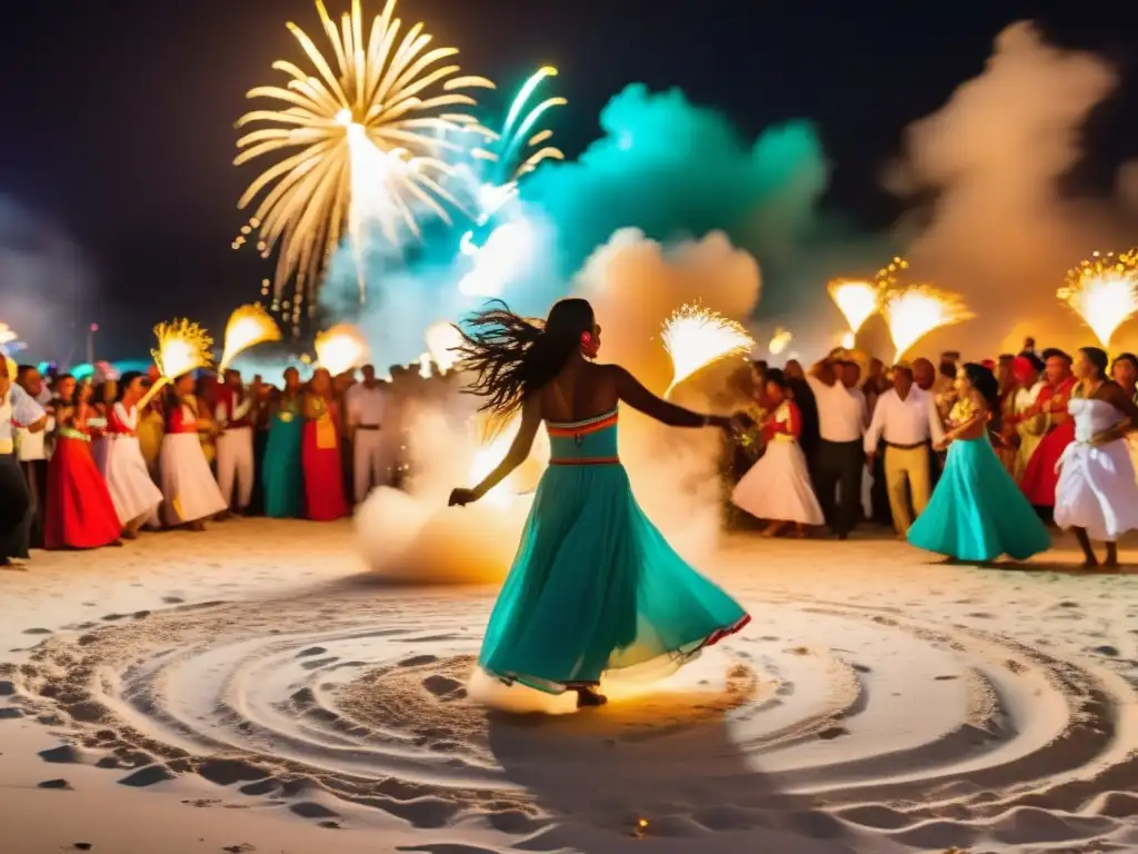 Escena vibrante de Fiesta de San Juan en Venezuela - Tradiciones festivas de San Juan en Venezuela