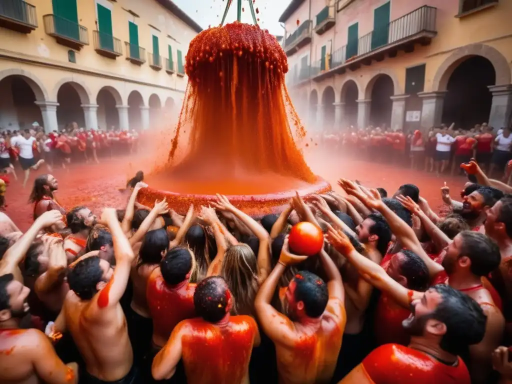 Festival de La Tomatina en Buñol, España - Caos, color y diversión en uno de los festivales más famosos del mundo