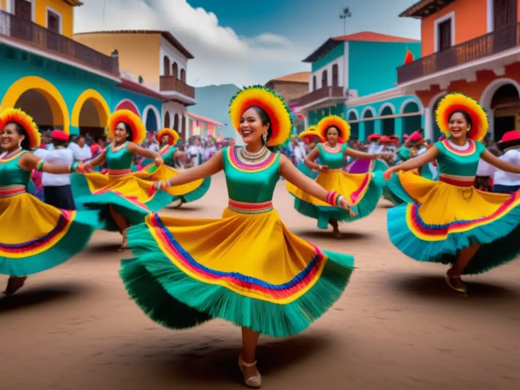 Celebración vibrante de festivales tradicionales en América Latina