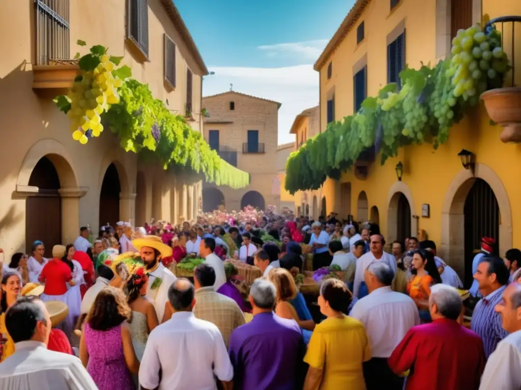 Fiesta de la Uva en Penedès, España: Celebración vibrante con carrozas, comparsas y gastronomía