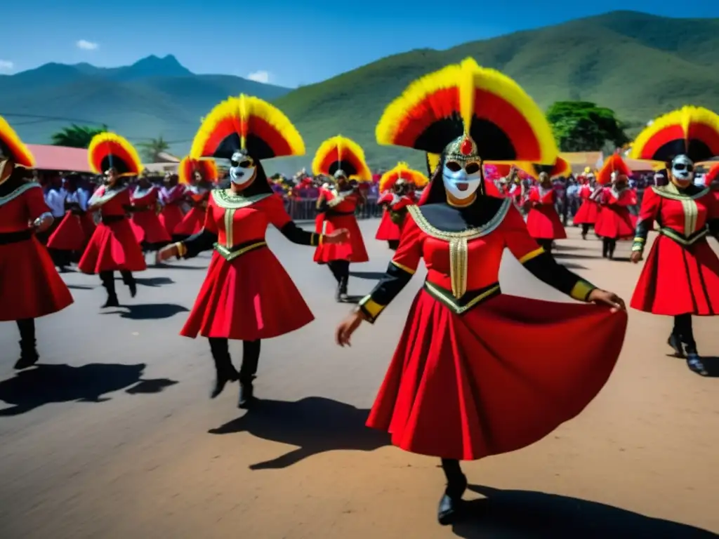 Fiesta Diablos Danzantes Venezuela: danza mística, colorida y cautivadora en un pueblo soleado