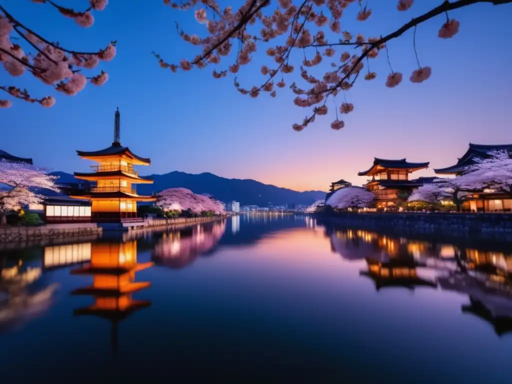 Festival Linternas Flotantes Hiroshima: Serenidad, esperanza y paz en una imagen 8k impresionante