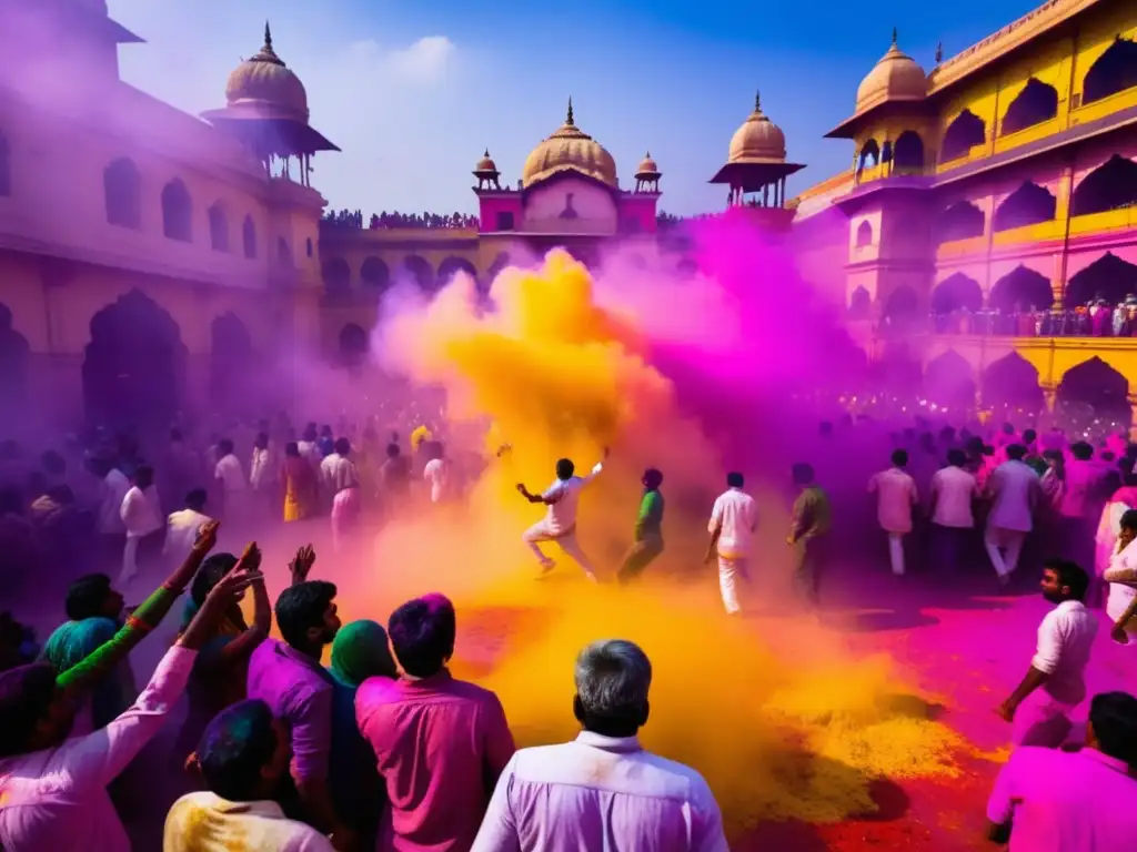 Festival de colores en India - Alegría, caos y colores sorprendentes