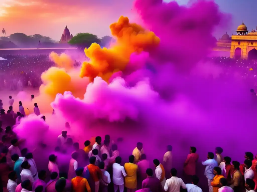 Holi en India: explosión de colores en festival religioso y cultural