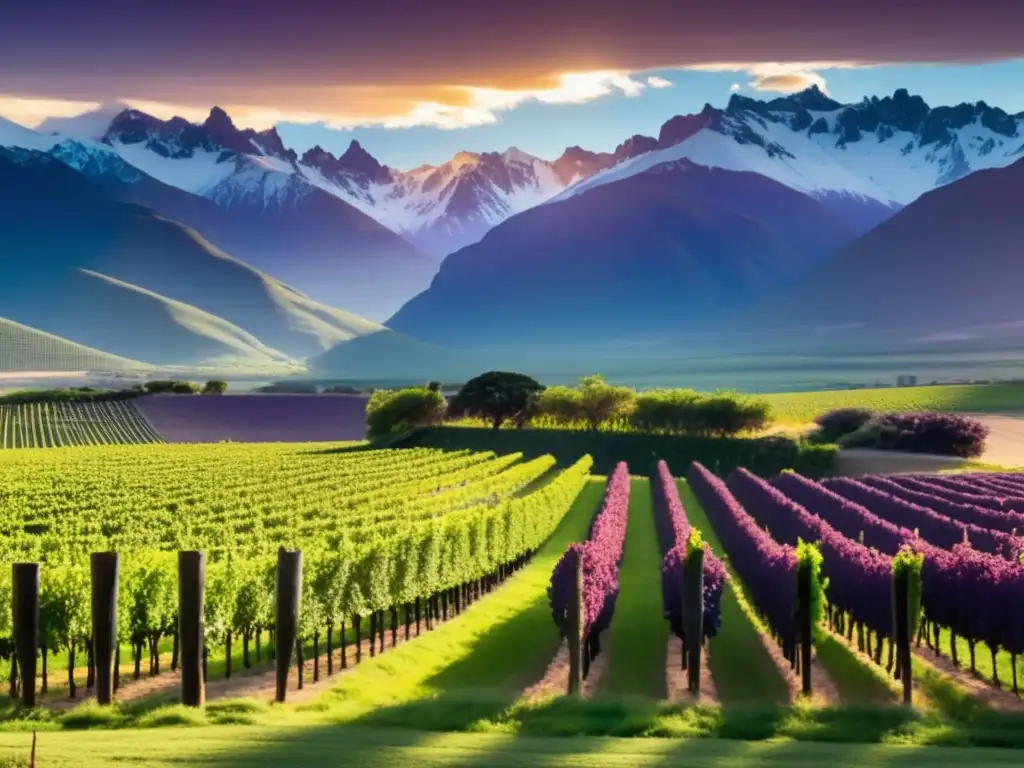 Paisaje de vendimia en Argentina: Importancia del vino