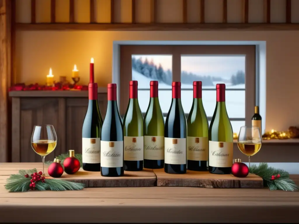 Tradiciones navideñas relacionadas con el vino en la cautivadora imagen de invierno en Alemania