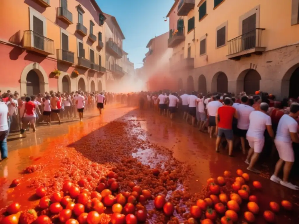 Festival intercultural: La Tomatina en Buñol, España