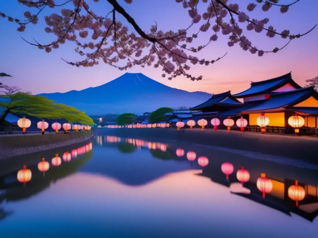 Hermosa escena del festival Obon en un pueblo rural japonés: la evolución de festivales tradicionales en el Lejano Oriente