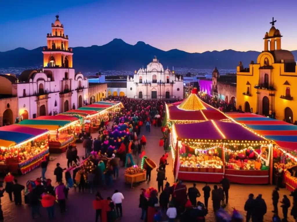 Festivales de Navidad en México con piñatas, mariachis y papel picado