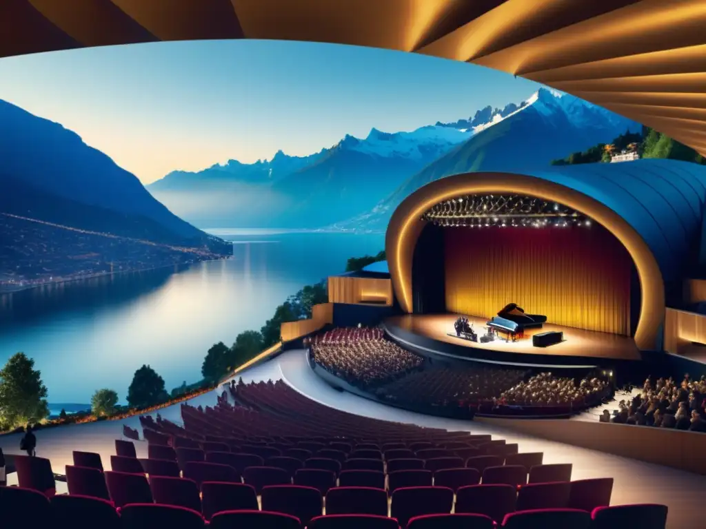 Festival Jazz Montreux: Tradición y diversidad, Auditorio Stravinski, montañas, lago, música, emoción