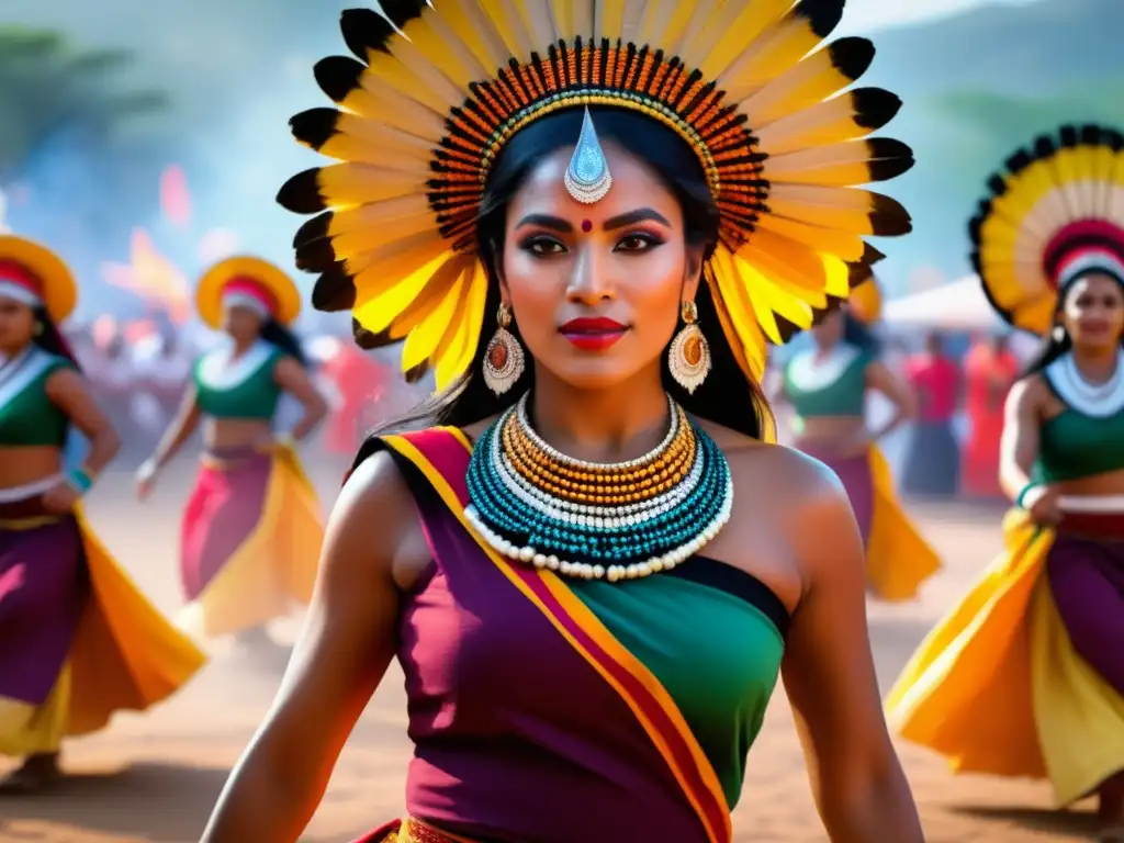 Empoderamiento femenino en festivales: danza, color y alegría