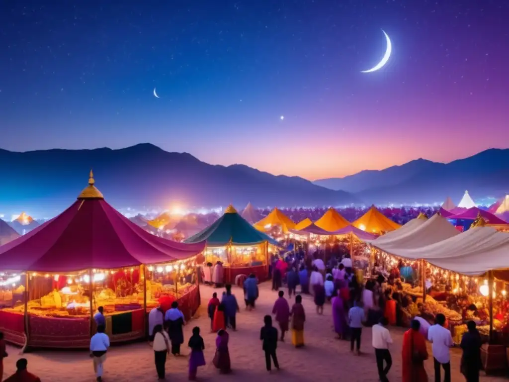 Festival de Astrología Tradicional bajo un cielo estrellado y mágico