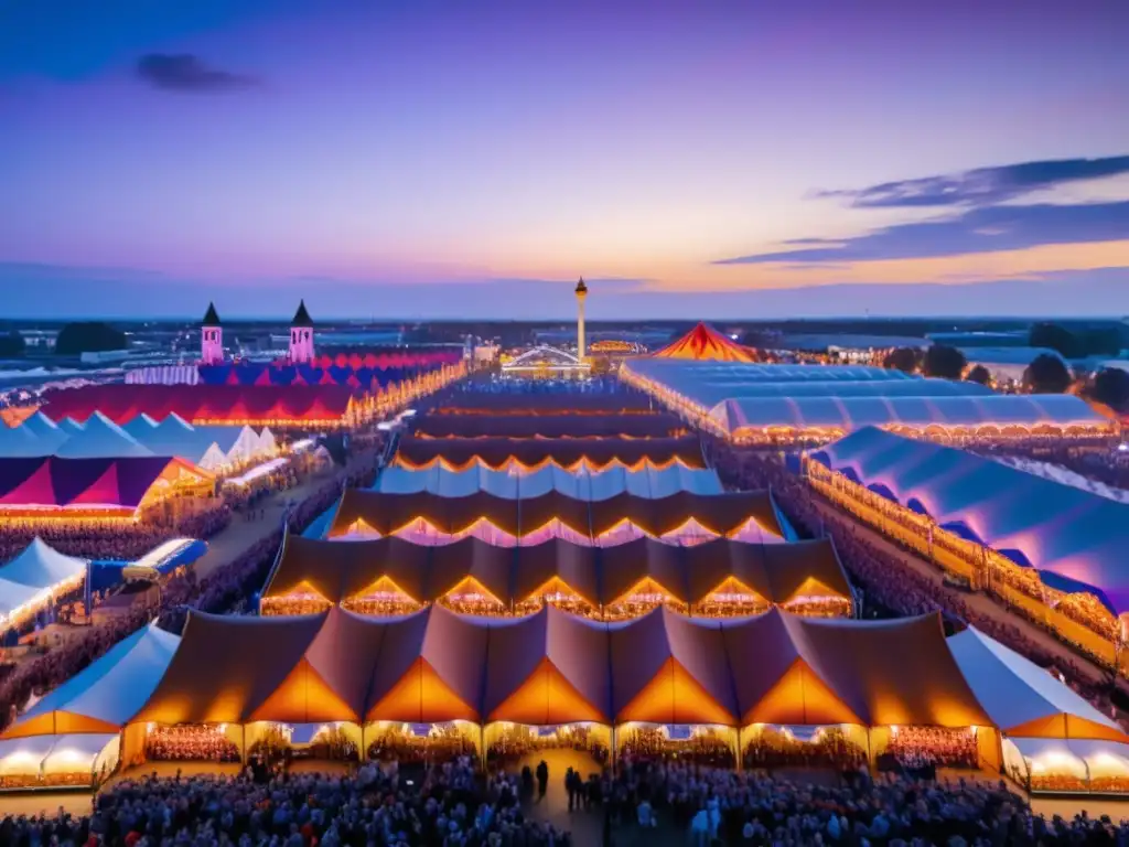 Celebración tradicional Oktoberfest en Munich, Alemania