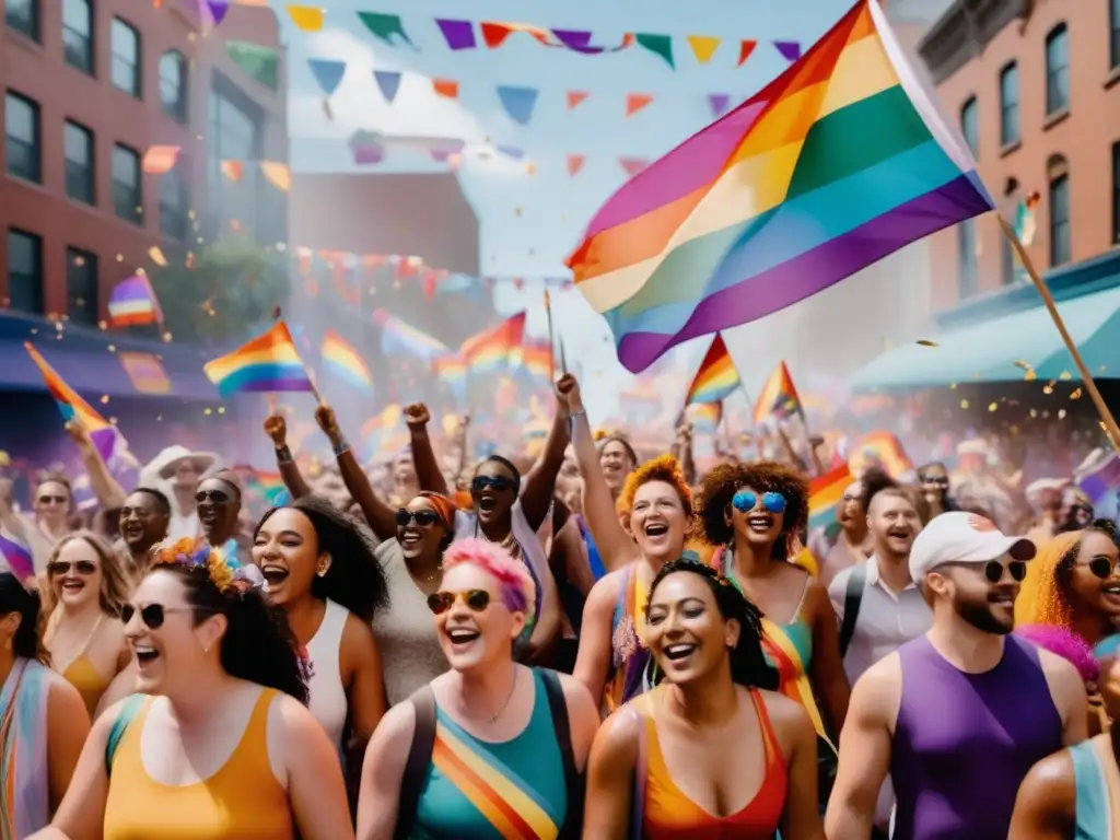 Desfile vibrante LGBTQ+ celebra igualdad y diversidad - Festivales LGBTQ+ igualdad género