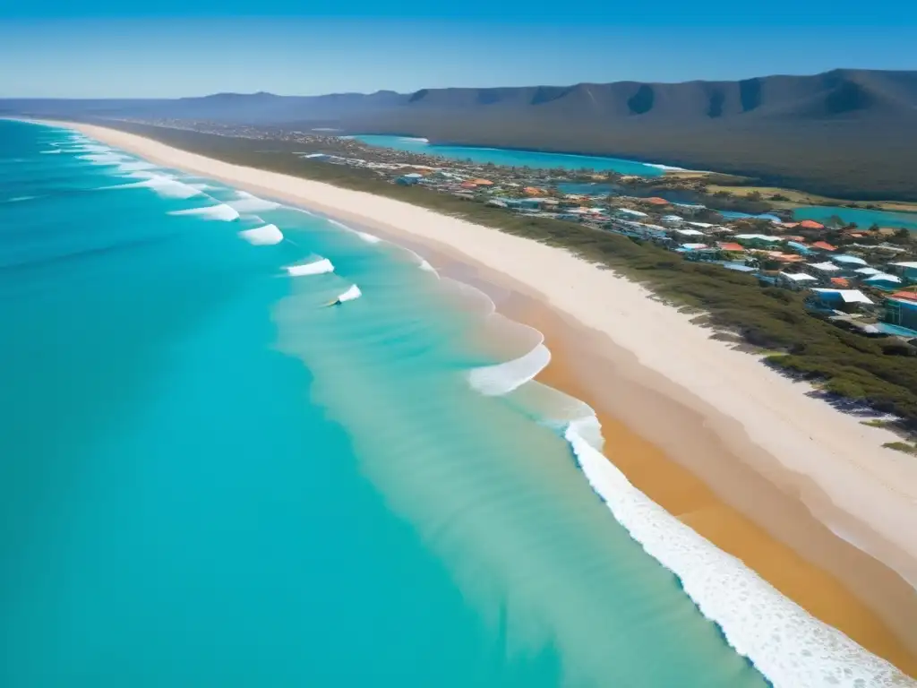 Festival del Surf en Australia: Playa prístina y soleada con olas perfectas