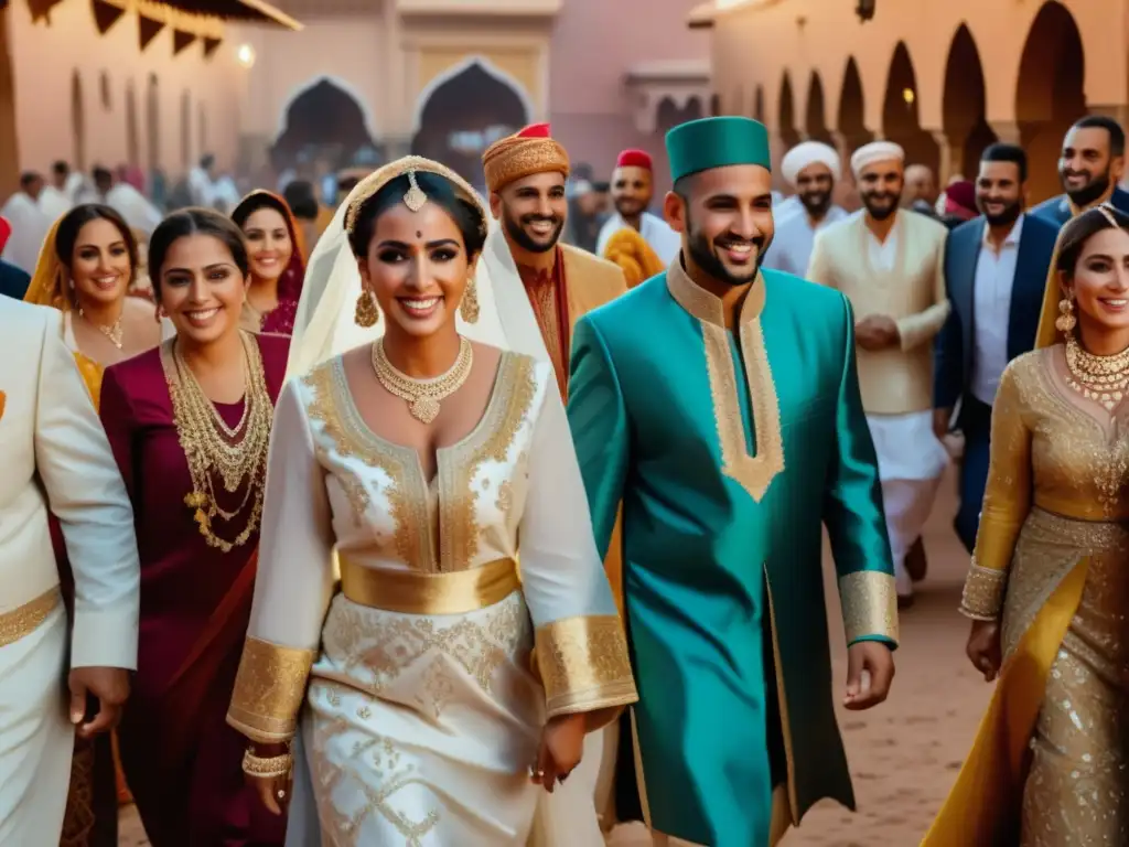 Procesión tradicional de bodas en Marruecos: Significado de la indumentaria tradicional