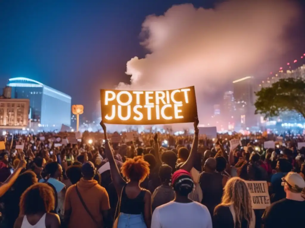 Festival de protesta con música y mensajes de cambio en vibrante ciudad, uniendo voces por la justicia