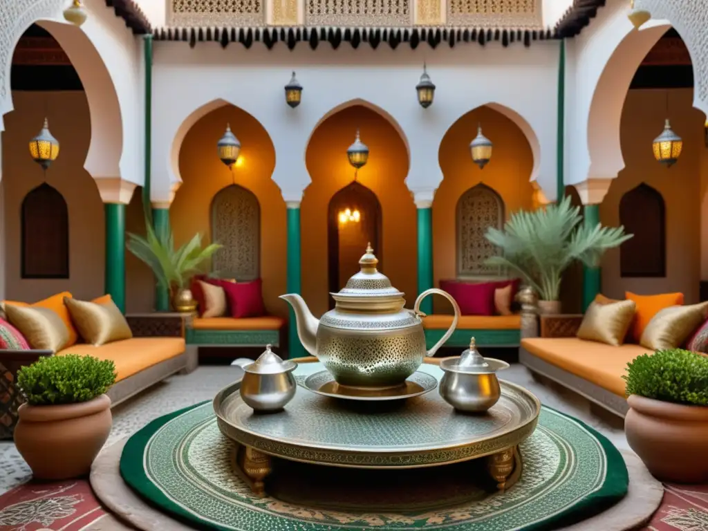 Celebraciones del té en Marruecos: un escenario mágico con mosaicos, té aromático, artesanos y tradiciones