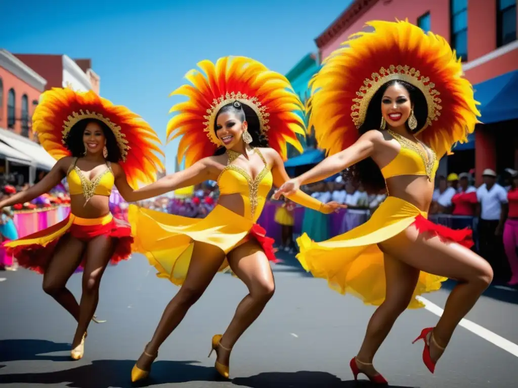 Trajes de salsa festivales: Historia y energía en una imagen impresionante