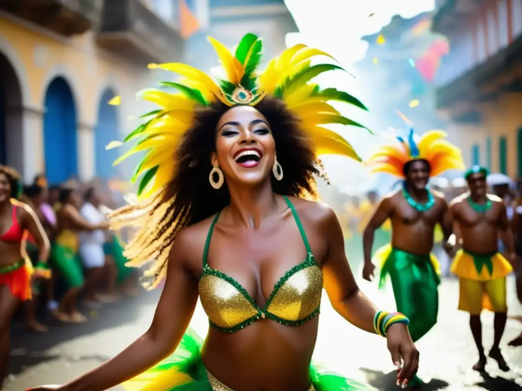 Samba en Salvador de Bahía: Vibrante imagen del festival muestra la historia y tradiciones de la Samba Brasileña