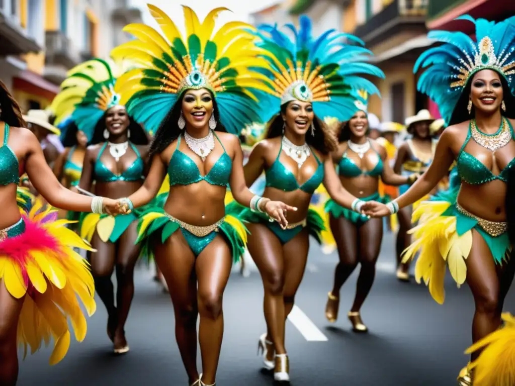 Desfile de Samba en el Carnaval: Tradiciones y energía de Brasil